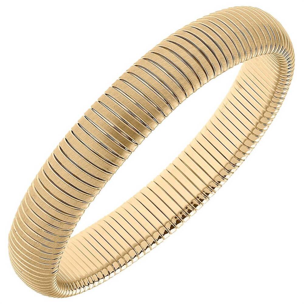 NEW CANVAS STYLE women's florence watchband bangle in satin gold